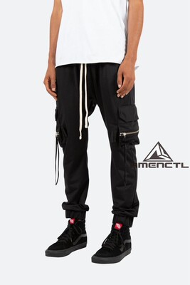 侧拉链休闲裤mnml工装裤