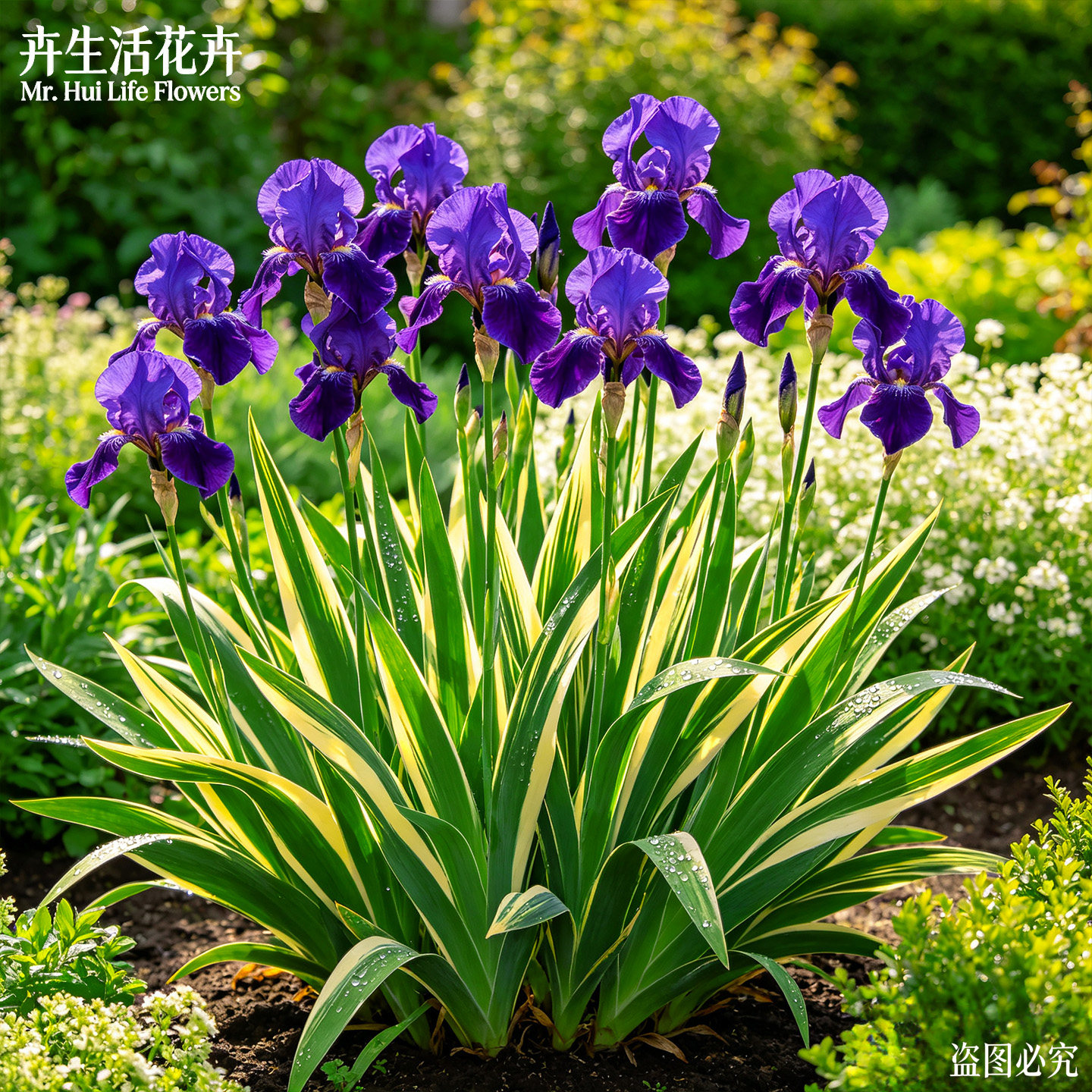 花叶玉蝉盆栽宿根彩叶草本耐阴耐寒庭院花境四季常青观赏绿植花苗