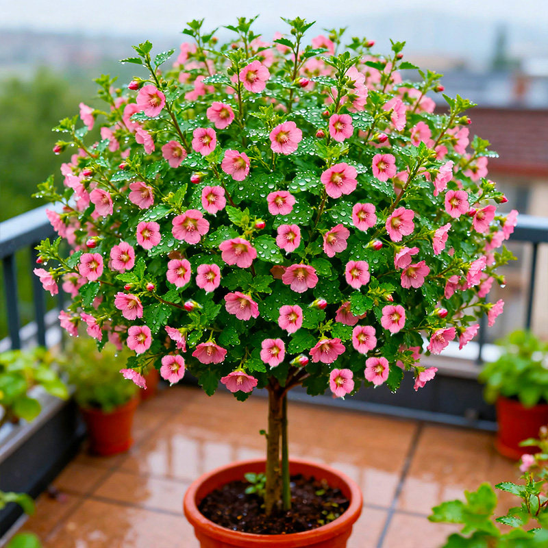 【小木槿棒棒糖】木槿花苗盆栽花卉四季开阳台庭院花卉植物易活