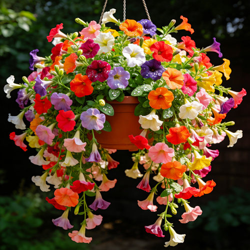 多色矮牵牛盆栽带花大苗四季开