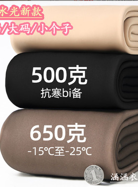 500g加绒加厚水光袜光腿神器一体裤假透肉黑透肤大码小个子打底裤