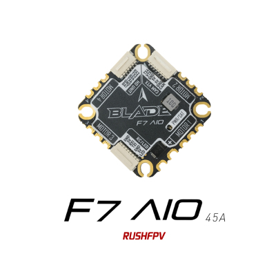 RUSHFPV F722 45A AIO电调飞控25*25孔位FPV穿越机无人机航模