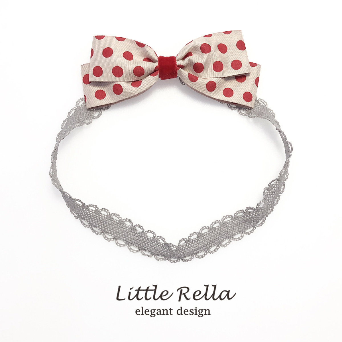 0-3岁韩版女婴儿针织蝴蝶结发带