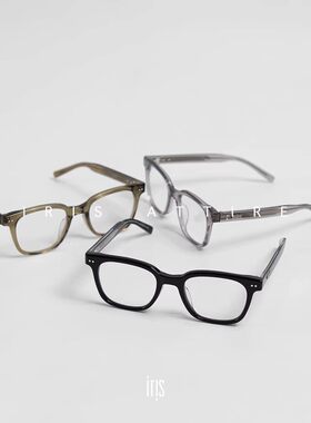 方框板材光学眼镜女时尚百搭