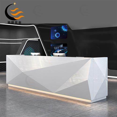 简约玻璃钢烤漆异形前台酒店公司大厅接待台简约白色造型艺术桌子,商业/办公家具,收银台,淘宝优惠券,粉丝福利购,淘宝优惠卷