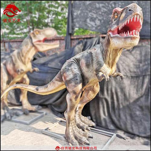 仿真三角龙霸王龙剑龙玻璃钢树脂雕塑儿童乐园大型仿真恐龙模型