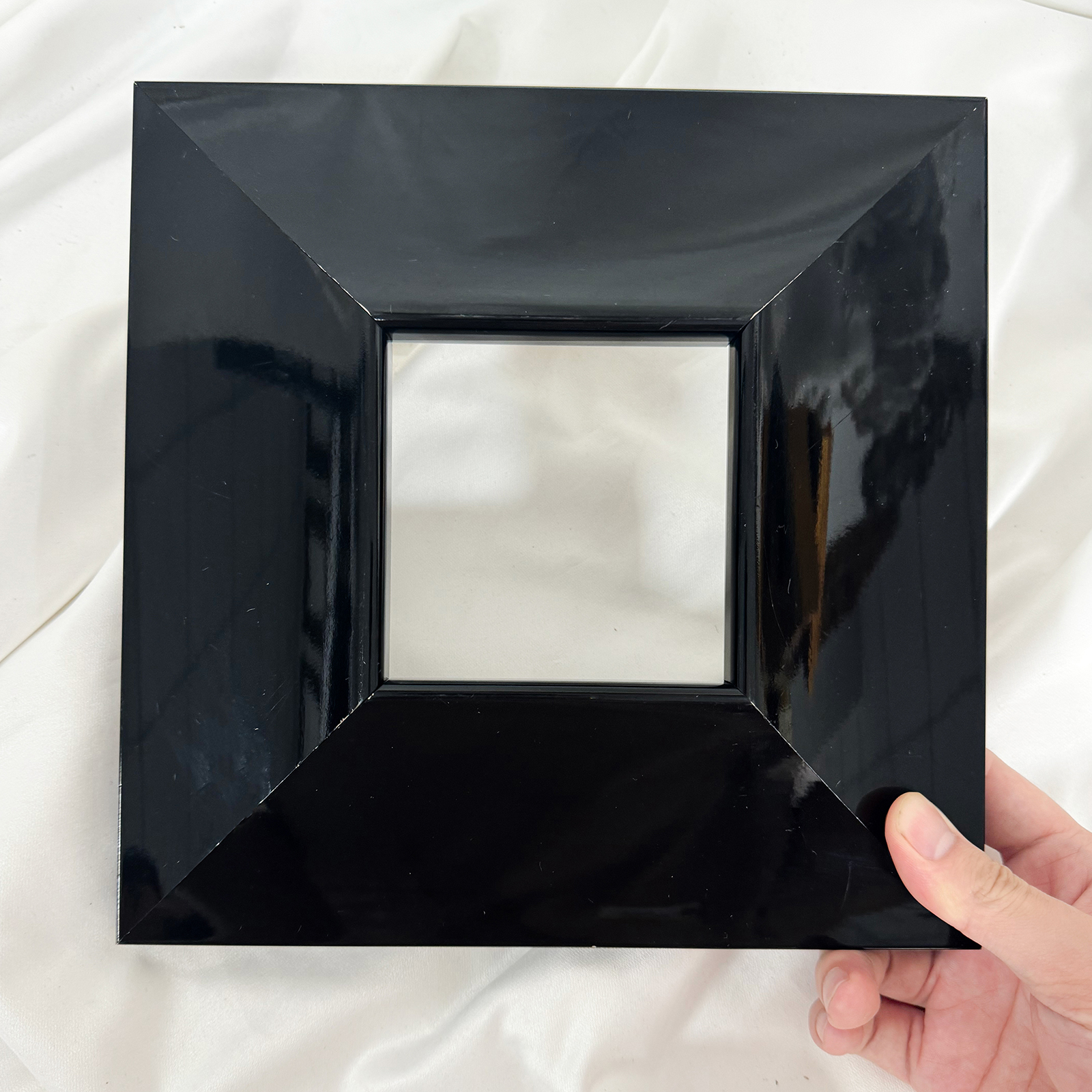 【午夜黑影】纯黑钢琴漆丝滑画框油画框现代画框相框可装裱可定制