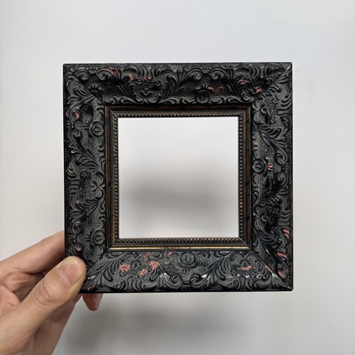 金泰凡画框实木复古粉红色油画框