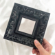 纯黑现代设计感画框油画框实木材质可装 金泰凡设计 裱可定制