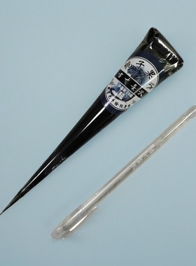 25g藏青色果汁膏植物纹身jagua海娜手绘防水持久15天送白色线稿笔