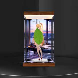 适用BearPanda 小百合兔女郎真丝袜温感漆追视眼灯箱亚克力收纳盒