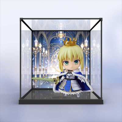 高清收纳盒适用 命运冠位指定 阿尔托莉雅 真名开放 粘土人防尘罩