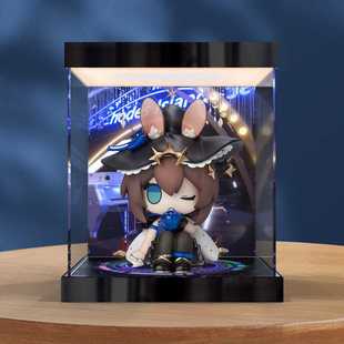 适用明日方舟 MINI系列Q版手办 阿米娅 寰宇独奏高清灯箱款收纳盒