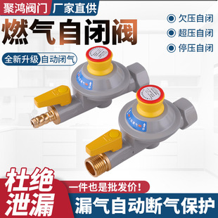 家用燃气管道自闭阀天然气漏气自动断气燃气灶超压欠压安全保护阀