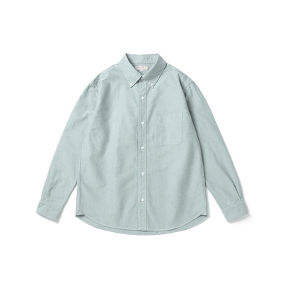 riskrider 26OXFORD 全棉牛津布埃及长绒棉纯色长袖衬衫 R2031