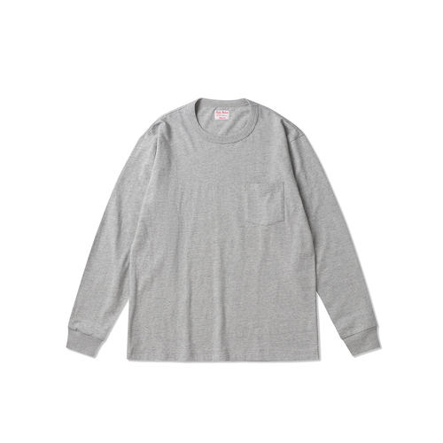 RiskRider sportswear全棉口袋长袖Tee埃及长绒棉 GIZA86 R2078-L