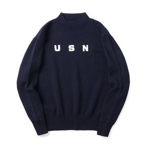 ridkrider 澳洲美利奴羊毛毛衣 U.S.NAVY SWEATER