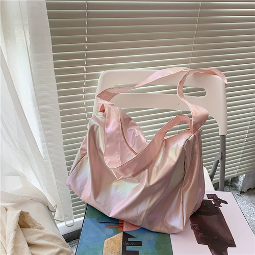 Светоотражающий шоппер для выхода на улицу, портативная спортивная сумка на одно плечо, спортивная сумка, сумка для путешествий, сумка через плечо