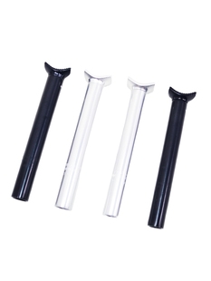 超轻铝合金表演车BMX座管屁眼鞍管直径25.4 银色 27.2长度200黑色