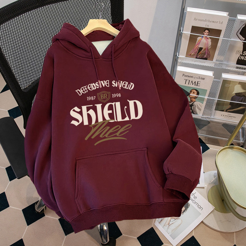 山东即墨连帽加绒卫衣2025新