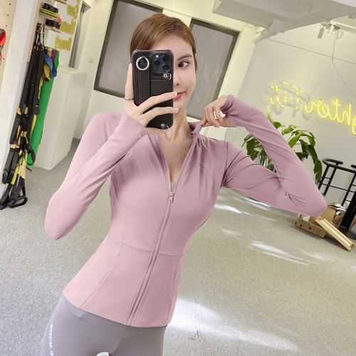 运动外套女立领健身服显瘦瑜伽服