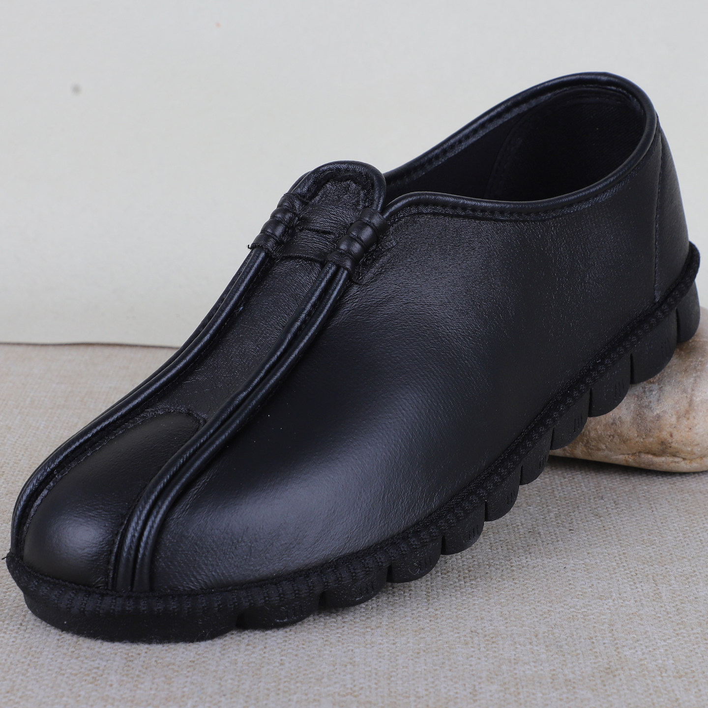 新中式休闲布鞋男士2026新款国潮风软面透气一脚蹬老北京爸爸鞋子,流行男鞋,布鞋,淘宝优惠券,粉丝福利购,淘宝优惠卷