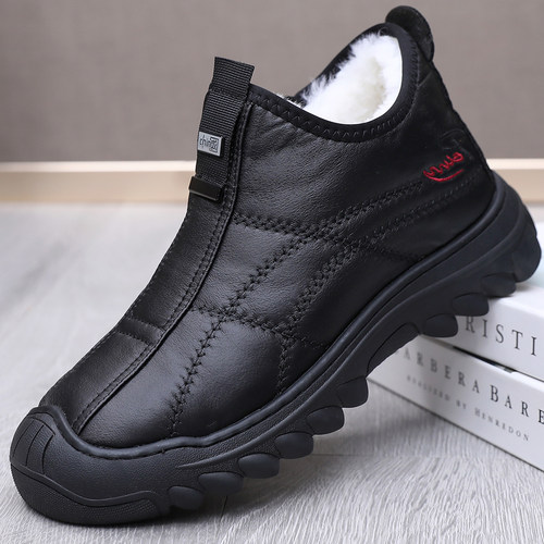 老北京全羊毛棉鞋加厚爸爸休闲鞋