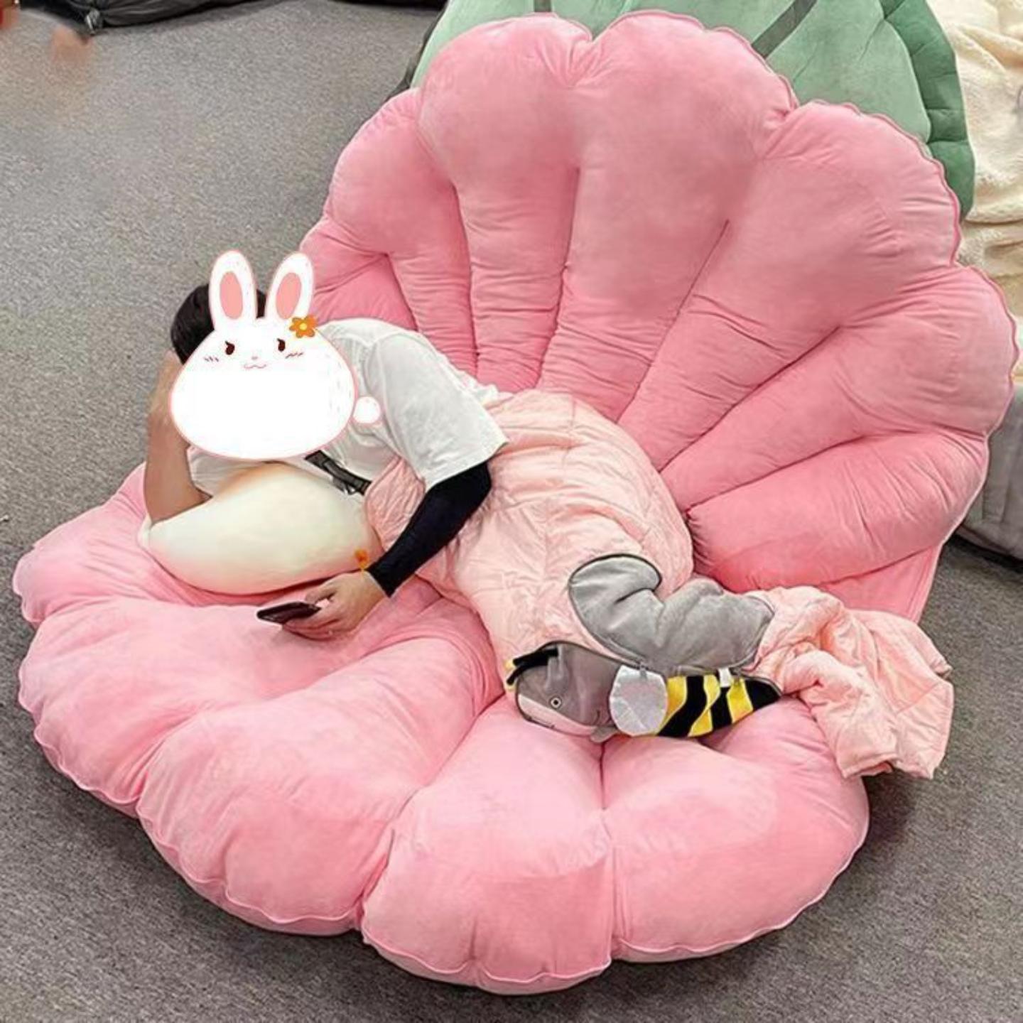大蚌壳睡袋女生儿童玩具巨型贝壳被子窝抱枕玩偶睡觉娃娃生日礼物
