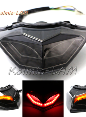 川崎小忍者NINJA300/250 EX250 适用改装LED后尾灯刹车灯带转向灯