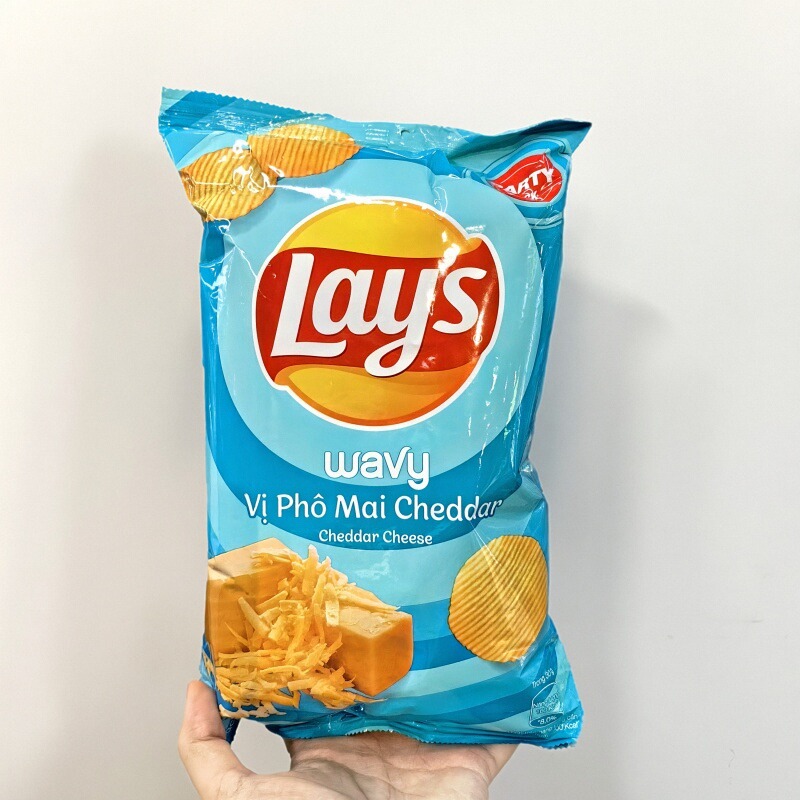 越南进口乐事薯片奶酪味薯片90g袋装 巴西烧烤牛排海苔味休闲零食