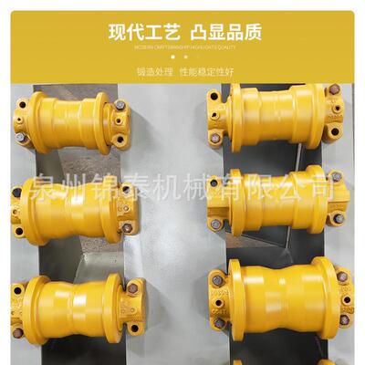 挖掘机特卡18/303/55/70/120支重轮承重轮钩机履带底盘配件厂