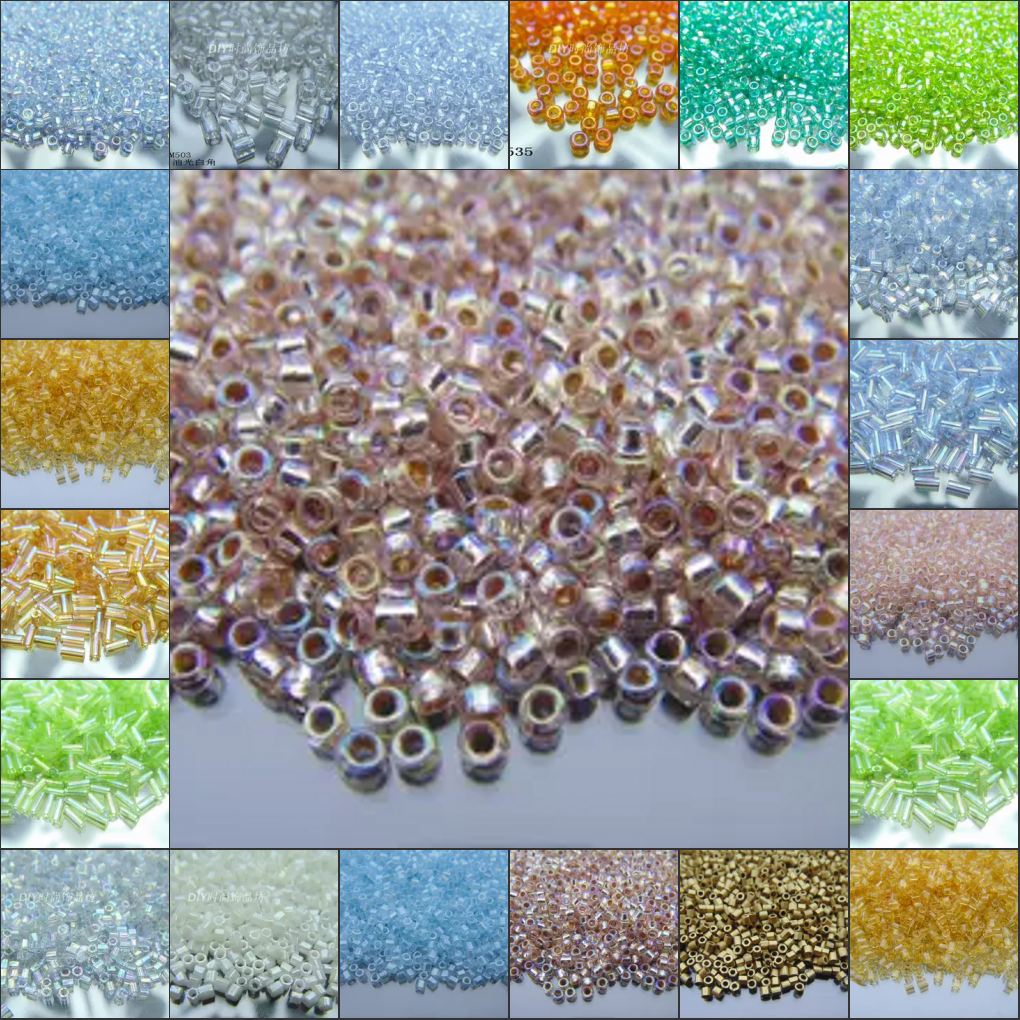 diy发簪流苏饰品散珠小米珠管珠