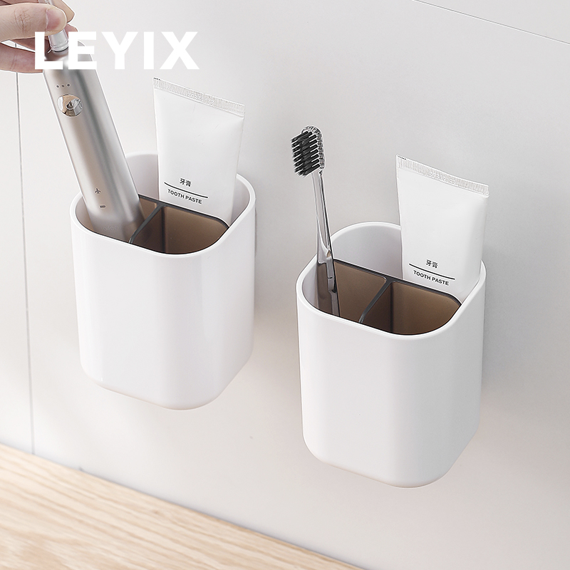 收纳可拆洗电动牙刷架LEYIX无痕