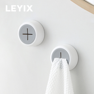 237免打孔毛巾收纳架洗脸巾擦手巾卫生间浴室收纳挂钩 LEYIX