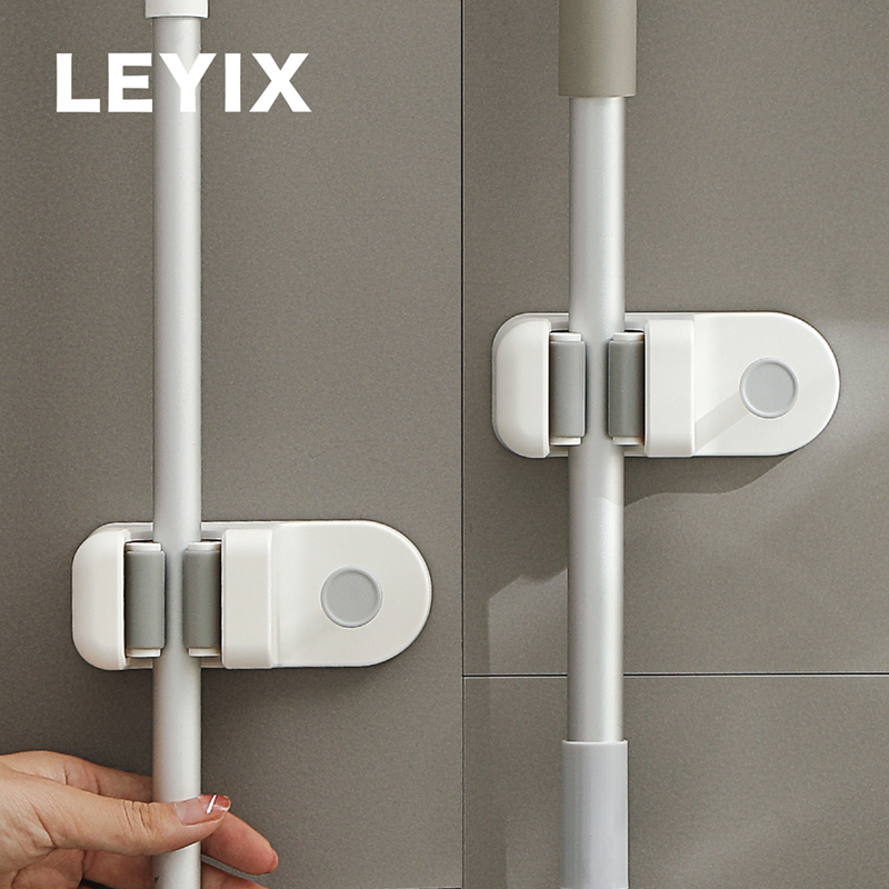 LEYIX免打孔塑料单钩无痕胶收纳