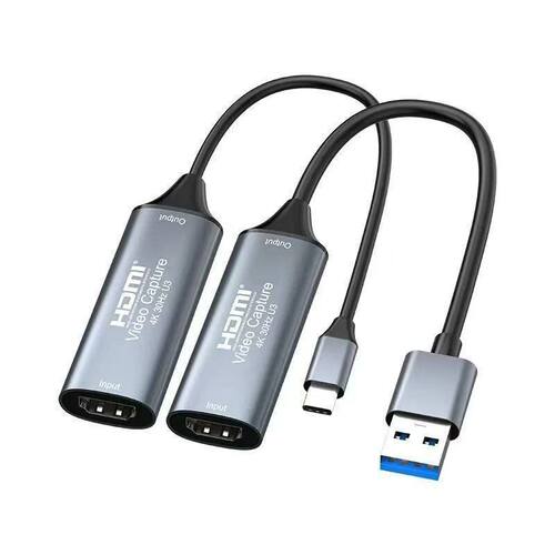 跨境USB3.0视频采集卡MS2130芯片游戏直播录制HDMI转Type-c采集盒