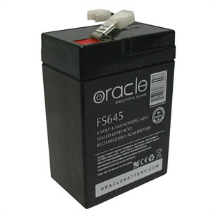 racle 6VOLT4.5AH免维护可充电铅酸蓄电池 FS645