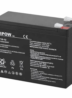VIPOW蓄电池 LP10-12 12V10AH/20HR 免维护电池