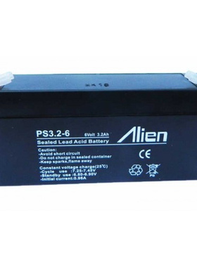 Alien lien PS3.2-6 6VOLT3.2AH免维护可充电蓄电池