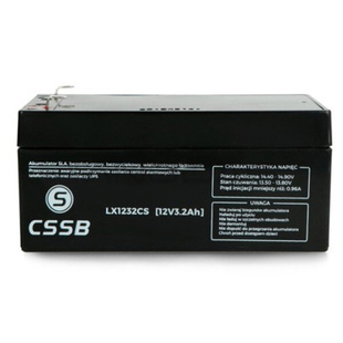免维护可充电电池 12V3.2AH CSSB蓄电池 LX1232CS