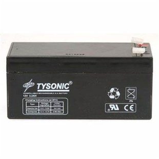 TYSONIC蓄电池 免维护可充电电池 12V3.2AH