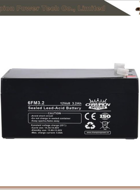 CHAMPION POWER蓄电池 6FM3.2 12Volt 3.2AH 免维护可充电电池