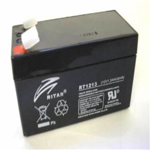 20HR 12V1.3AH 免维护可充电铅酸电池 RT1213 RITAR蓄电池