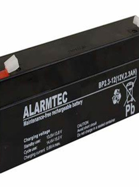 ALARMTEC蓄电池 BP2.3-12 12V2.3AH 免维护可充电铅酸电池