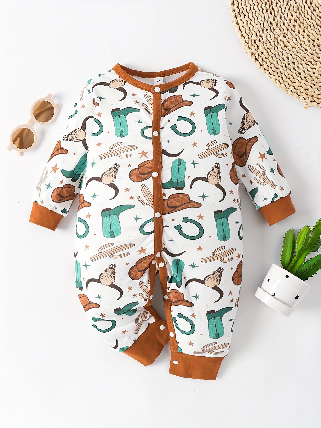 外贸INS新生婴幼儿男宝宝春秋款印花长袖单排扣可开档连体爬服潮,童装/婴儿装/亲子装,连身衣/爬服/哈衣,淘宝优惠券,粉丝福利购,淘宝优惠卷