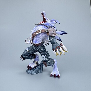 数码宝贝兽人加鲁鲁手办动漫周边公仔模型摆件男生礼物