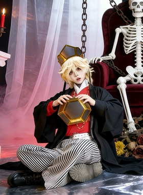 鬼灭之刃cos服上弦之贰Douma小童磨幼年cosplay服鬼杀队服二次元