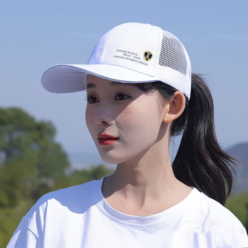 鸭舌帽户外休闲通用四季长檐网眼