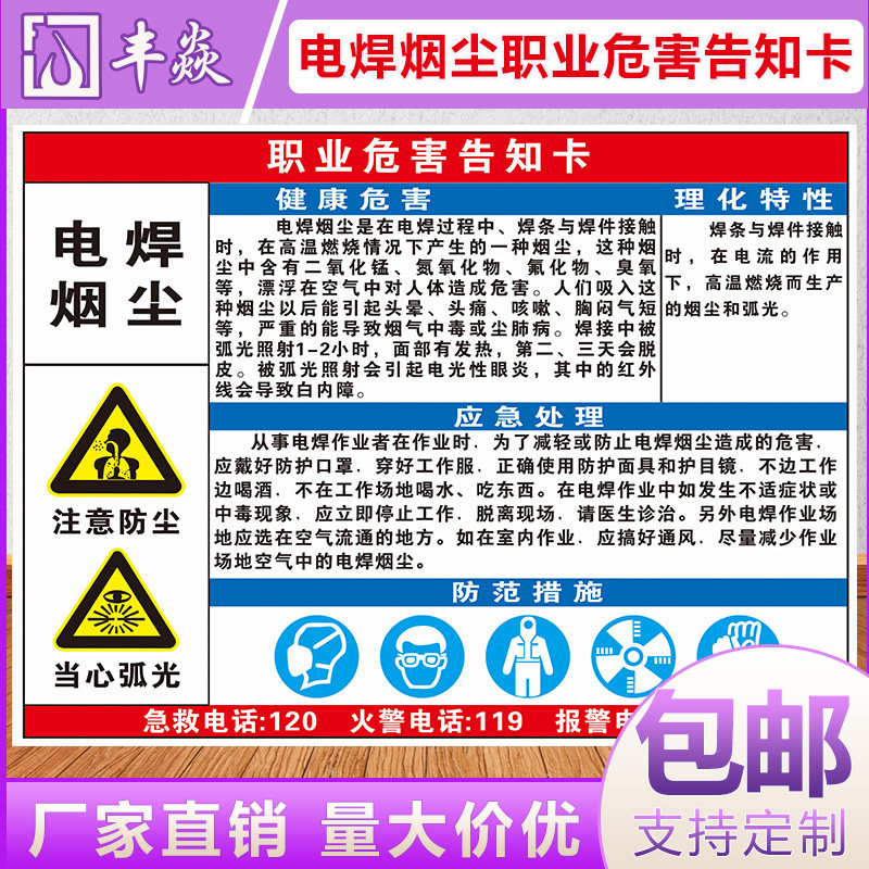 高温烫伤机械伤害有限空间周知卡安全配电房风险点告知卡警示牌标识牌