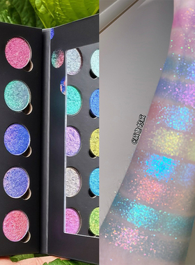 SHIZHUANG莳妆单色眼影变色龙极昼盘十色眼影极夜盘极光高光盘